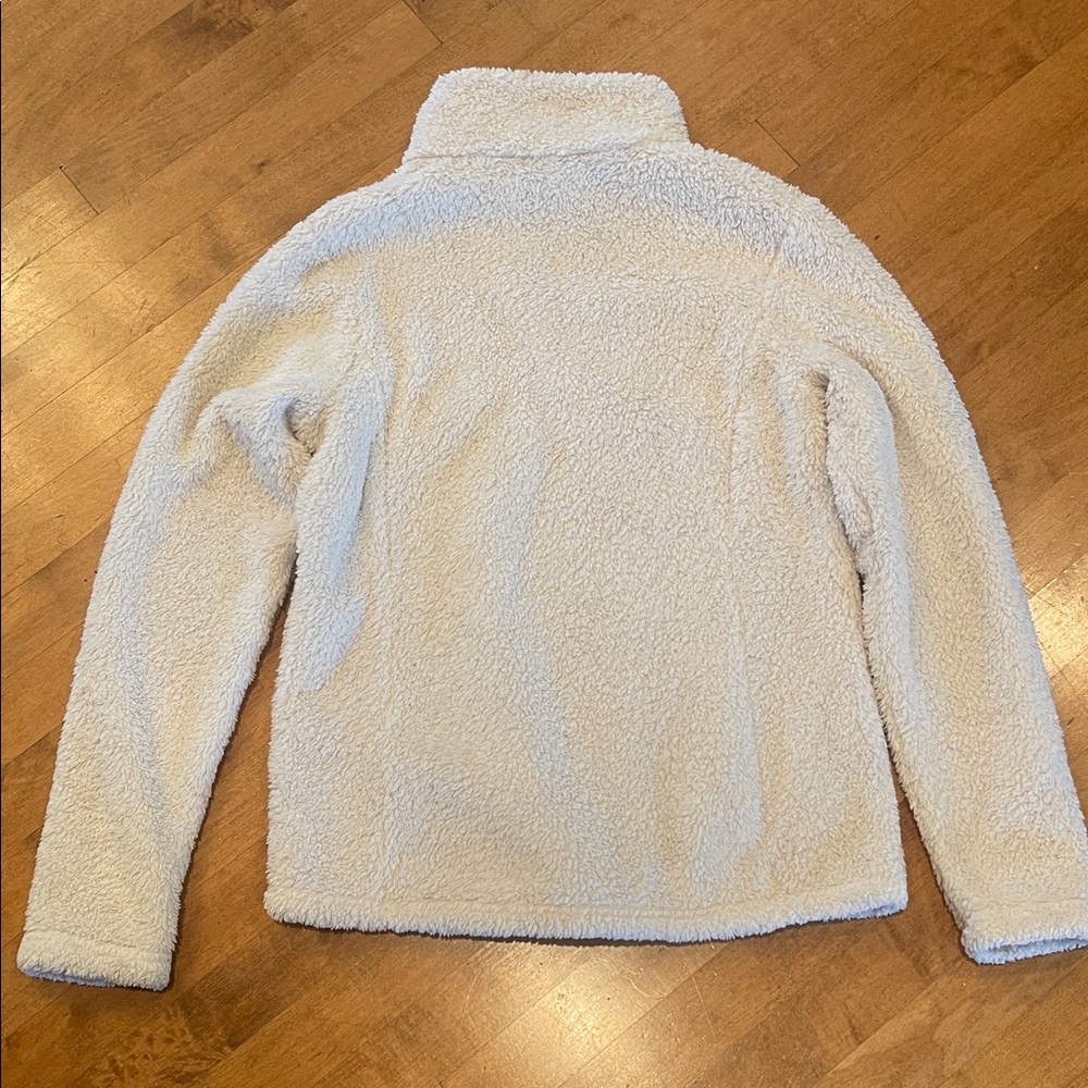 Patagonia Cream Fleece Half-Zip Pullover women’s medium New without tags - Picture 5 of 5